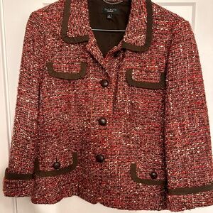 Talbots acrylic and wool blazer